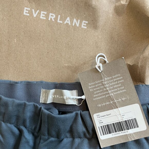 Everlane The Dream Pant NWT Slate Gray - Picture 2 of 3